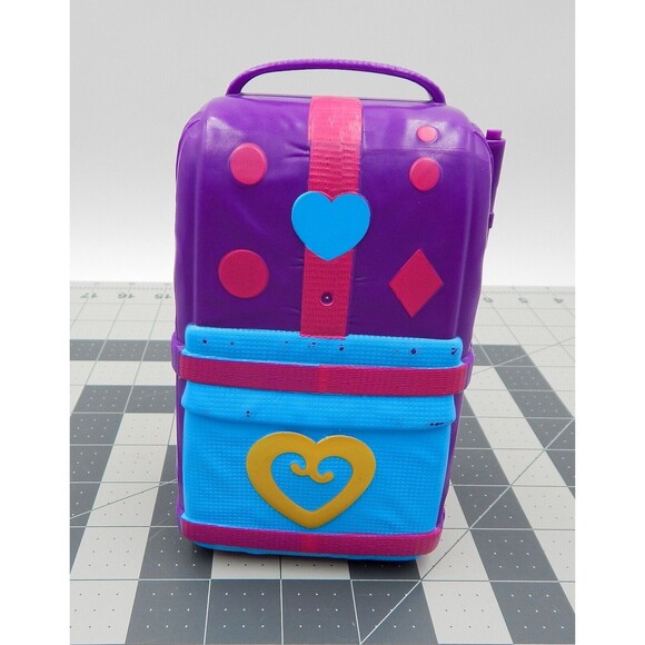 Polly Pocket Beach Vibes Hidden Places Backpack 2017 Mattel Boat Doll Suitcase - Picture 8 of 13